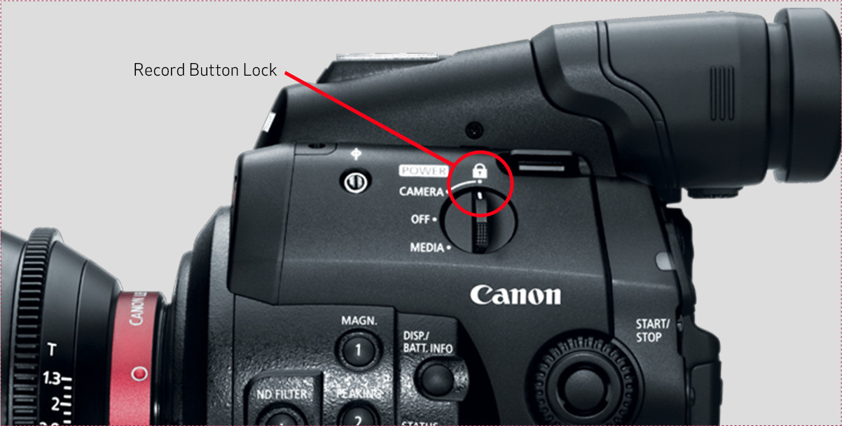 Record Button Lock