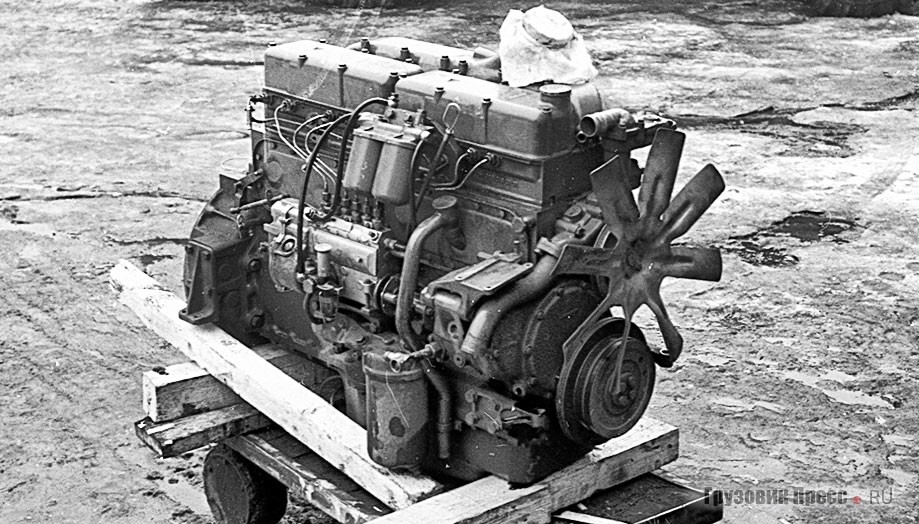 Дизель OM360 рабочим объёмом 8,72 л, снятый в НАМИ с грузовика Mercedes-Benz L 1817