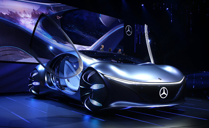 Презентация концепт-кара Mercedes-Benz Vision AVTR