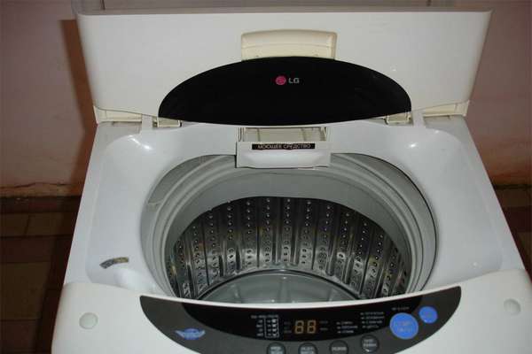 Вертикальное положение барабана стиральной машины