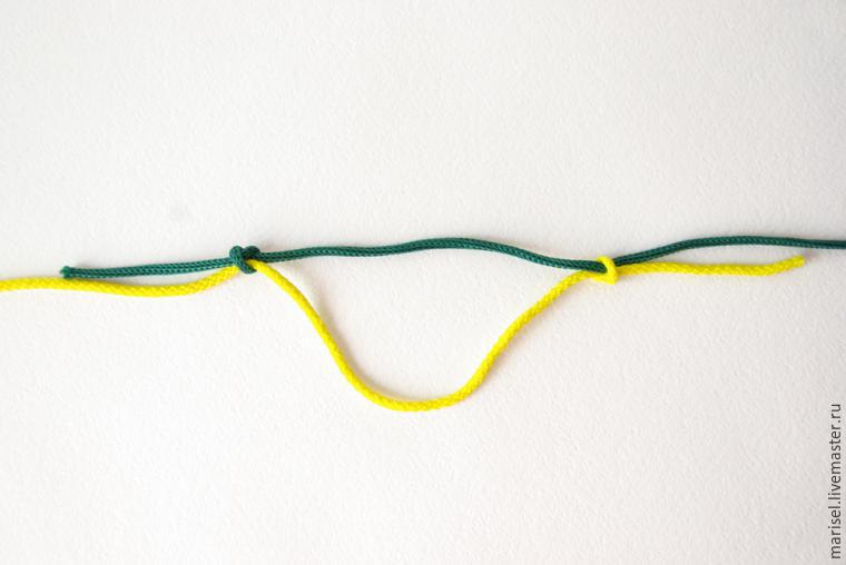 Как завязать ткацкий узел (шнур с регулируемой длиной), фото № 5