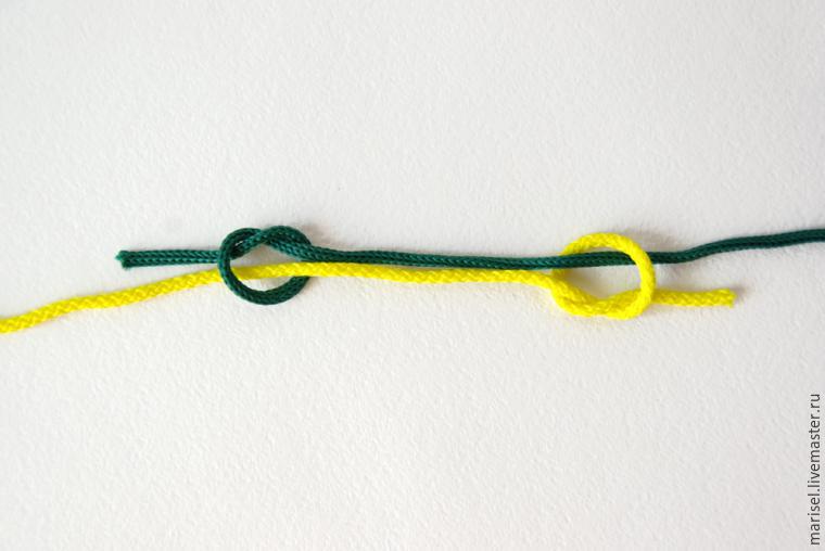 Как завязать ткацкий узел (шнур с регулируемой длиной), фото № 3