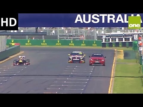 Red Bull F1 vs V8 Supercar vs C63 AMG (2014, Melbourne Australia)