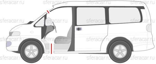 Схема распила микроавтобуса